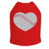 Baseball Heart Rhinestone Dog Tank