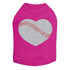 Baseball Heart Rhinestone Dog Tank