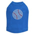 Baseball Rhinestone Dog Tank