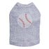 Baseball Rhinestone Dog Tank
