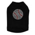 Baseball Rhinestone Dog Tank