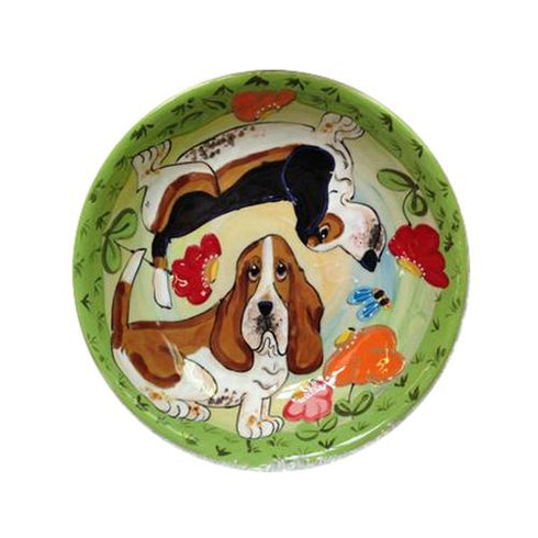 Basset Hound 1 Dog Bowl