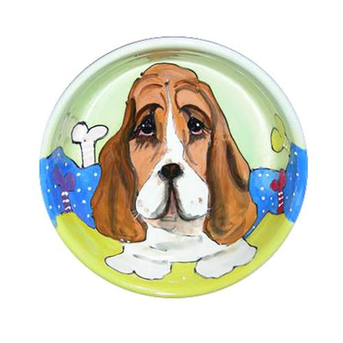 Basset Hound 10 Dog Bowl