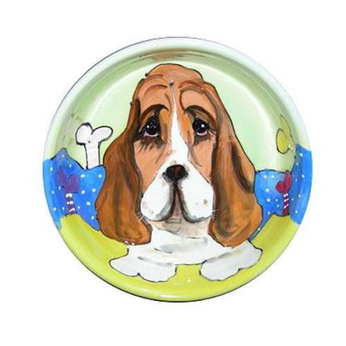 Basset Hound 2 Dog Bowl