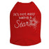 Being A Star Rhinestone Dog Tank