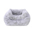 Bella Dog Bed Silver