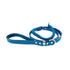 Beverly Classic Leather And Macrame Dog Leash Caribbean