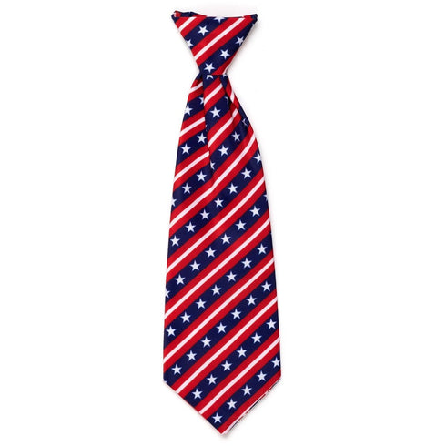 Bias Stars And Stripes Dog Necktie