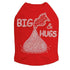 Big Kisses And Hugs Rhinestone Dog Tank