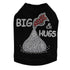 Big Kisses And Hugs Rhinestone Dog Tank