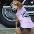 Biker Dawg Motorcycle Dog Coat Pink