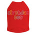 Birthday Boy Multicolor Rhinestone Dog Tank