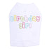 Birthday Girl Multicolor Rhinestone Dog Tank