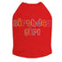 Birthday Girl Multicolor Rhinestone Dog Tank