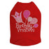 Birthday Princess Rhinestone Dog Tank