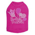 Birthday Princess Rhinestone Dog Tank
