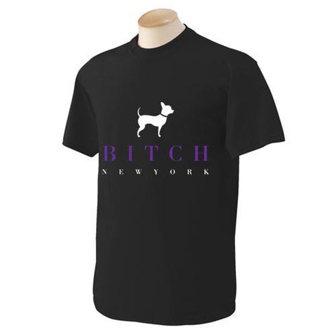 Bitch New York Logo Mens Tee