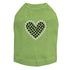 Black Heart Rhinestone Dog Tank