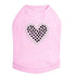Black Heart Rhinestone Dog Tank