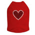 Black Heart Rhinestone Dog Tank