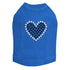 Black Heart Rhinestone Dog Tank