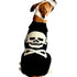 Black Skull Wool Dog Sweater