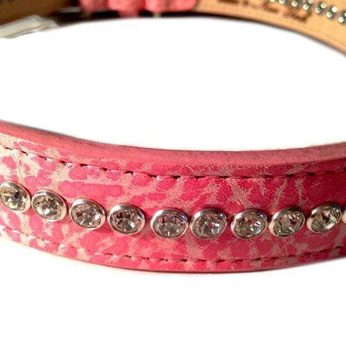 Bling Close Single Row Dog Collar 24"