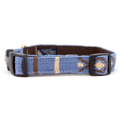 Block Island Blue Side Release Dog Collar