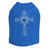 Blue Cross Rhinestone Dog Tank