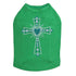 Blue Cross Rhinestone Dog Tank
