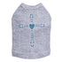 Blue Cross Rhinestone Dog Tank
