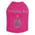 Blue Cupcake Rhinestone Dog Tank