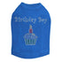 Blue Cupcake Rhinestone Dog Tank