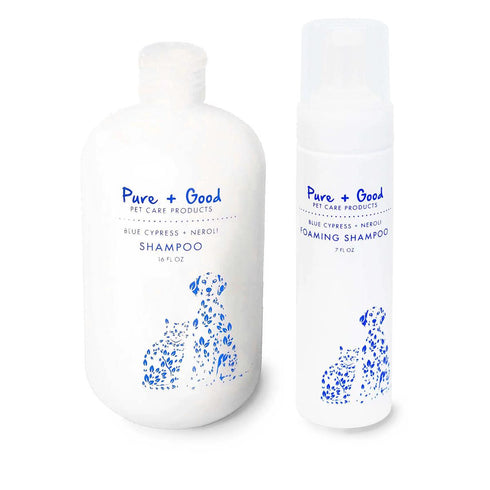 Blue Cypress + Neroli Dog Shampoo Set
