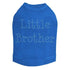 Blue Little Brother Rhinestone Dog Tank