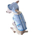 Blue Little Star Dog Harness Vest Set