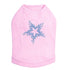 Blue Star Rhinestone Dog Tank
