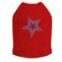 Blue Star Rhinestone Dog Tank