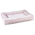 Blush Microvelvet Divine Futon Dog Bed