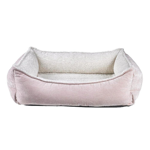 Blush Microvelvet Oslo Ortho Dog Bed