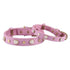 Boho Pearl Pink Leather Dog Collar