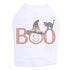 Boo Hat And Cat Rhinestone Dog Tank