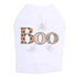Boo With Silver Spiders Rhinestone Dog Tank