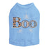 Boo With Silver Spiders Rhinestone Dog Tank