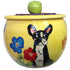 Boston Terrier 3 Dog Treat Jar