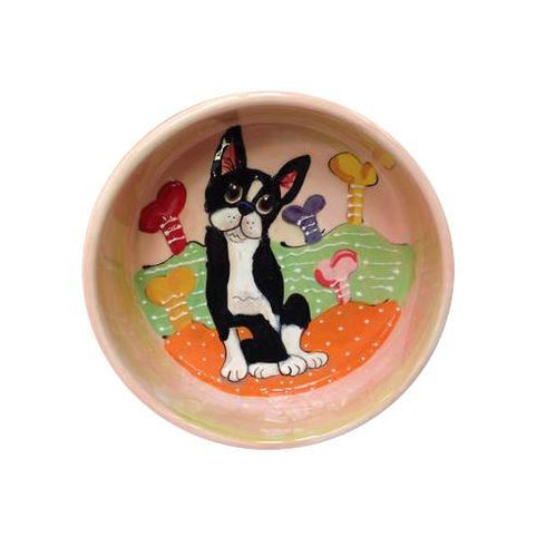 Boston Terrier 4 Dog Bowl