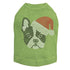 Boston Terrier Santa Rhinestone Dog Tank