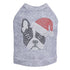 Boston Terrier Santa Rhinestone Dog Tank