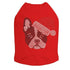 Boston Terrier Santa Rhinestone Dog Tank