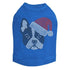 Boston Terrier Santa Rhinestone Dog Tank